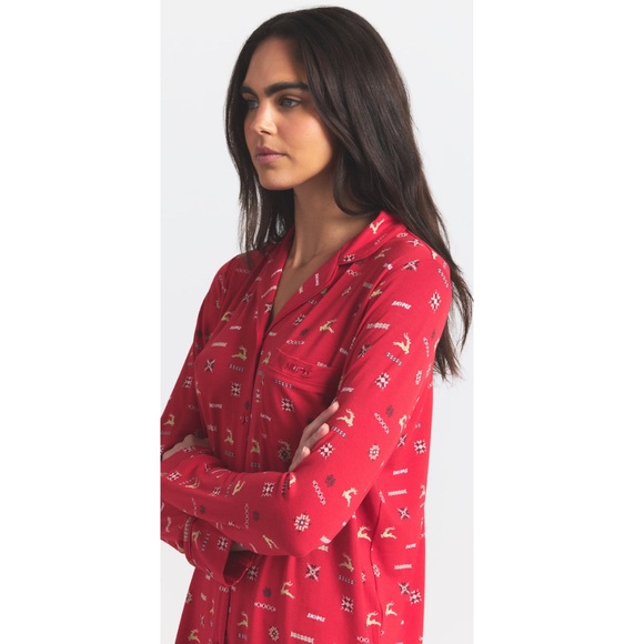 NWT SKIMS Sleep Long Sleeve Pajamas Sz Small - Picture 3 of 13